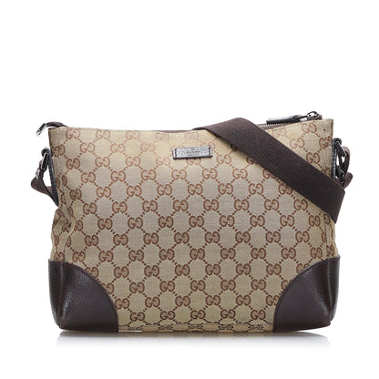 Gucci GG Canvas Crossbody (SHG-I6scNT)