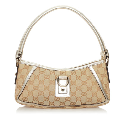 Gucci GG Canvas D-Ring Abbey Baguette (SHG-32278)