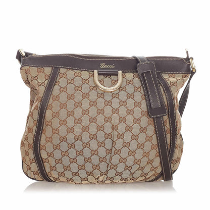 Gucci GG Canvas D-Ring Crossbody Bag (SHG-31956)