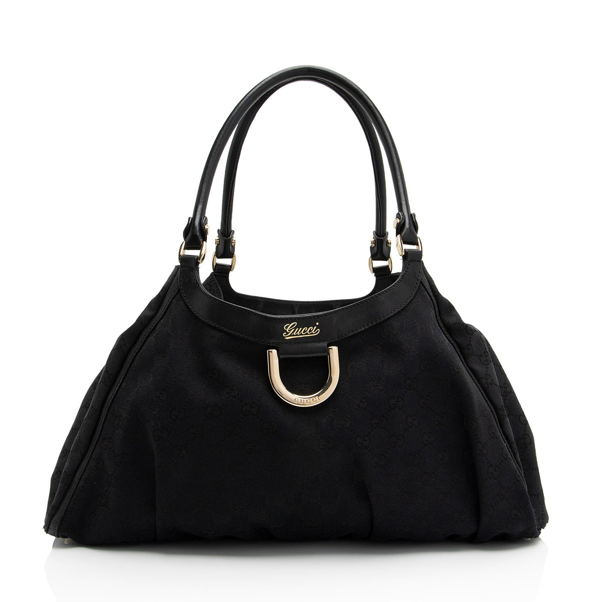 Gucci GG Canvas D Ring Large Hobo (SHF-dhCol9)