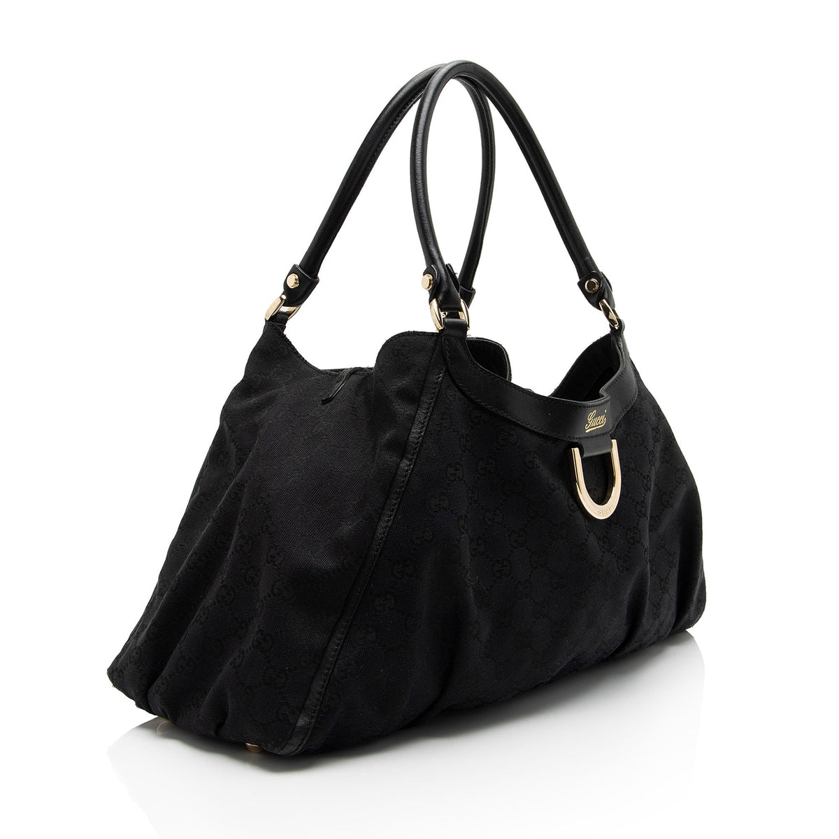 Gucci GG Canvas D Ring Large Hobo (SHF-dhCol9)