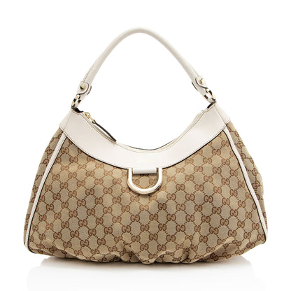 Gucci GG Canvas D Ring Large Hobo