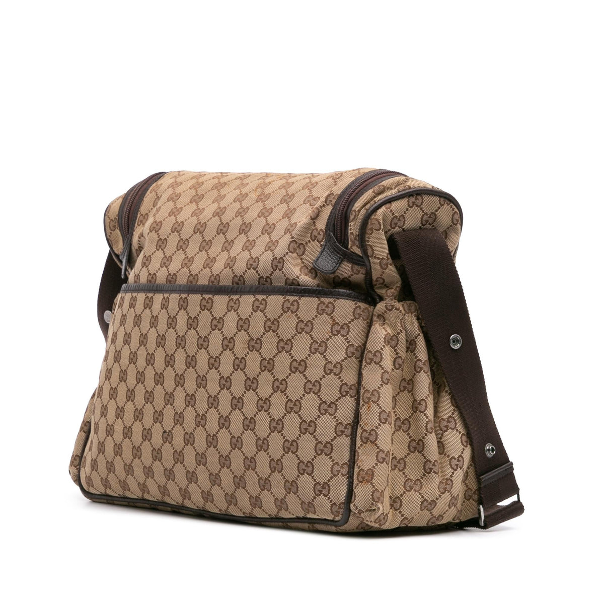 Gucci GG Canvas Diaper Bag