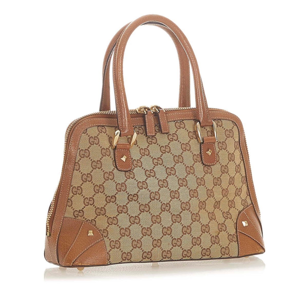 Gucci GG Canvas Dome Nail Handbag (SHG-19816)