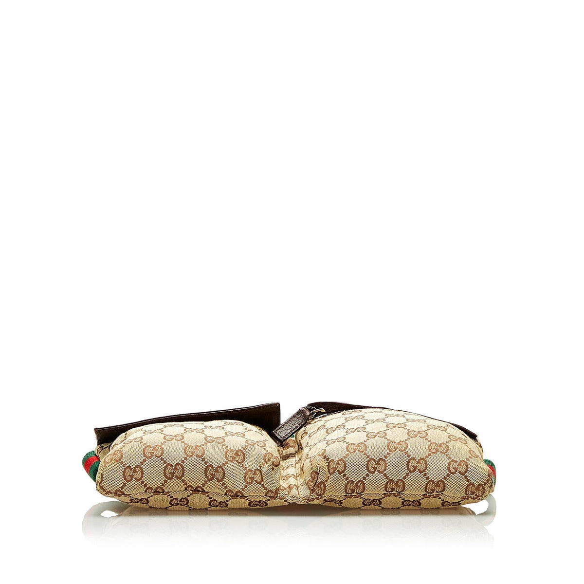 Gucci GG Canvas Double Pocket Belt Bag (SHG-37191)