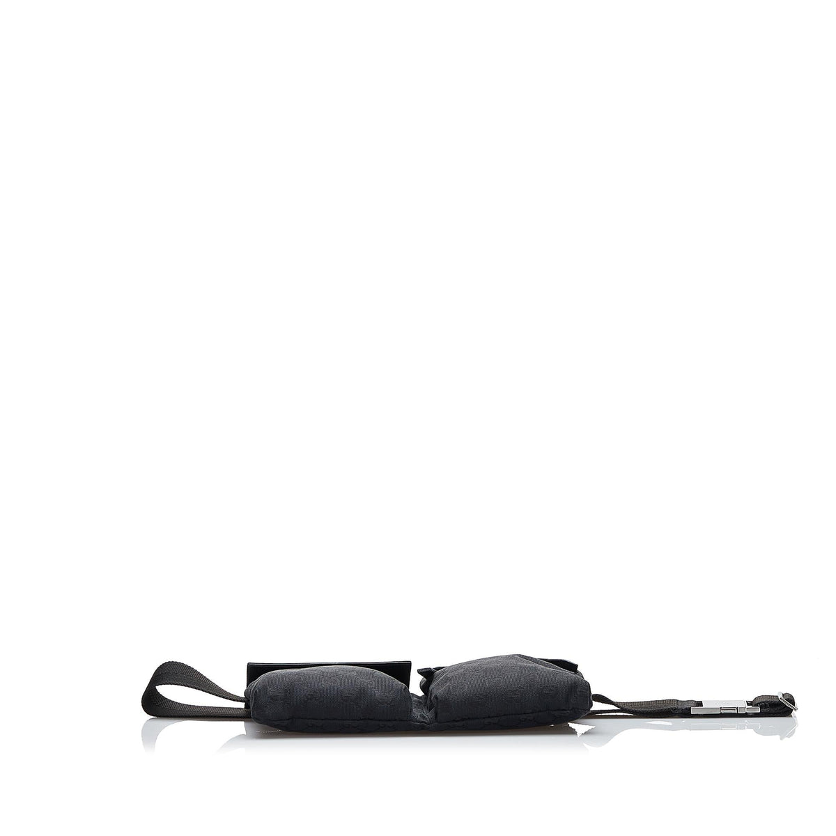 Gucci GG Canvas Double Pocket Belt Bag (SHG-RSeo1B)