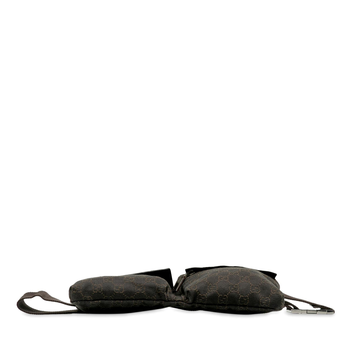 Gucci GG Canvas Double Pocket Belt Bag (SHG-A3c4cV)