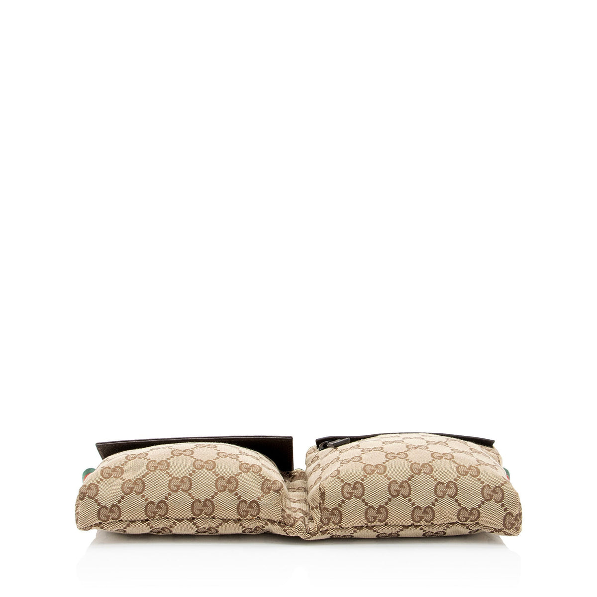 Gucci GG Canvas Double Pocket Belt Bag (SHF-Z0mmJ4)