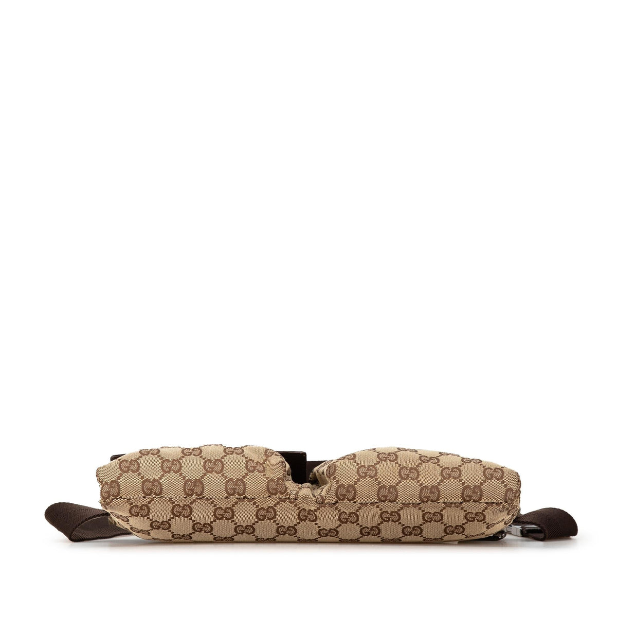 Gucci GG Canvas Double Pocket Belt Bag (SHG-4MdUlJ)