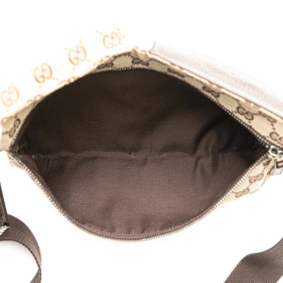 Gucci GG Canvas Double Pocket Belt Bag (SHG-IK6GbF)