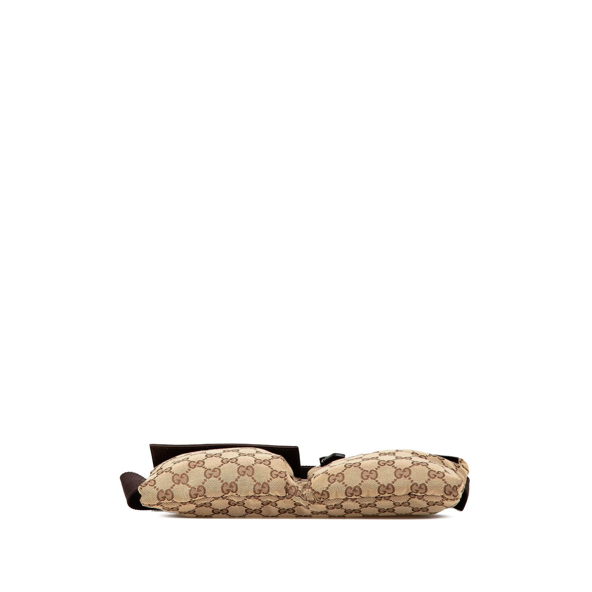 Gucci GG Canvas Double Pocket Belt Bag