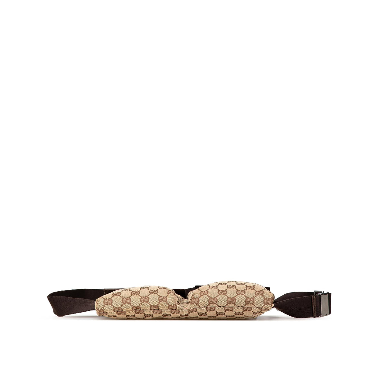 Gucci GG Canvas Double Pocket Belt Bag