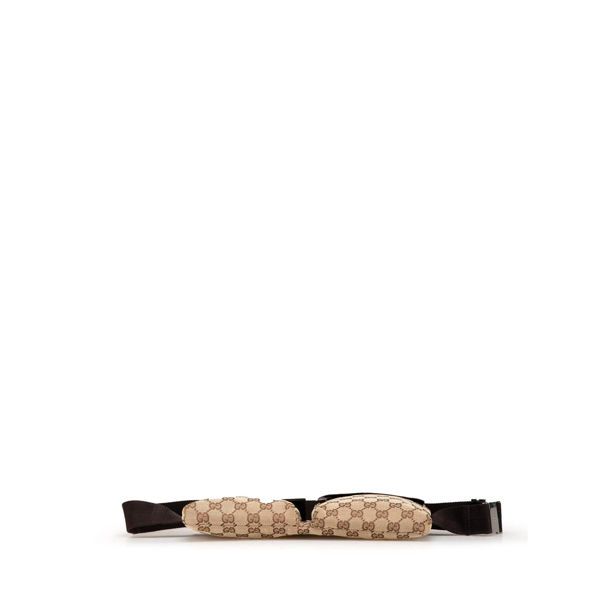 Gucci GG Canvas Double Pocket Belt Bag