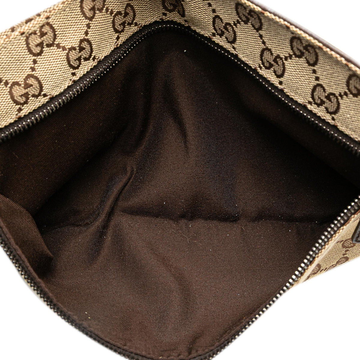 Gucci GG Canvas Double Pocket Belt Bag