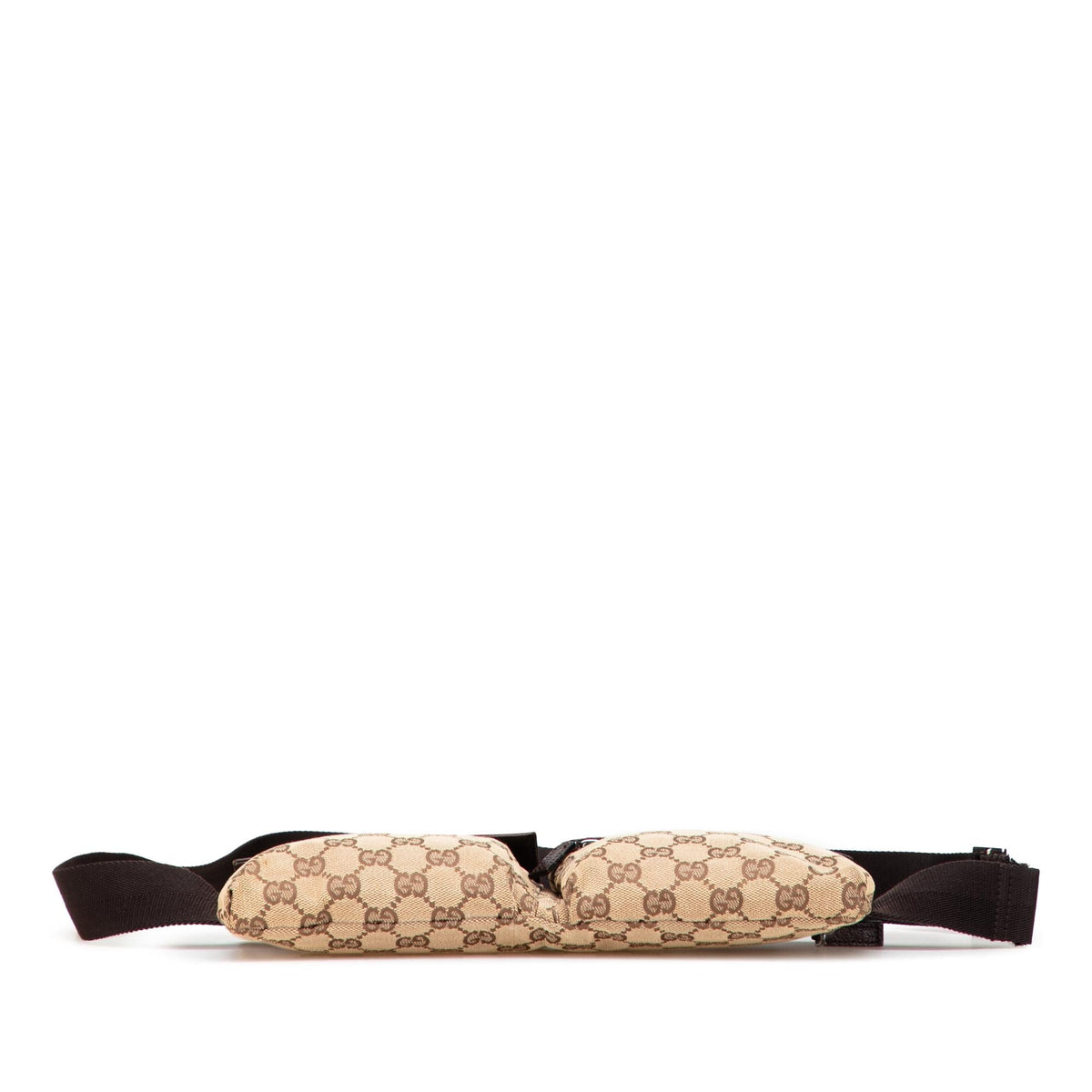 Gucci GG Canvas Double Pocket Belt Bag