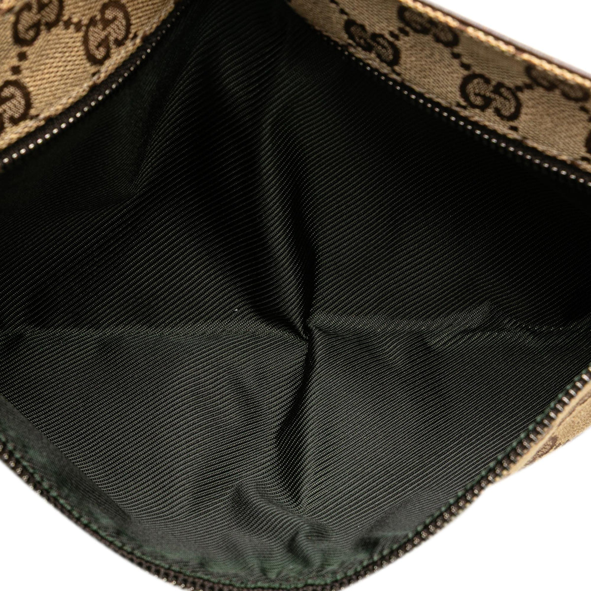 Gucci GG Canvas Double Pocket Belt Bag