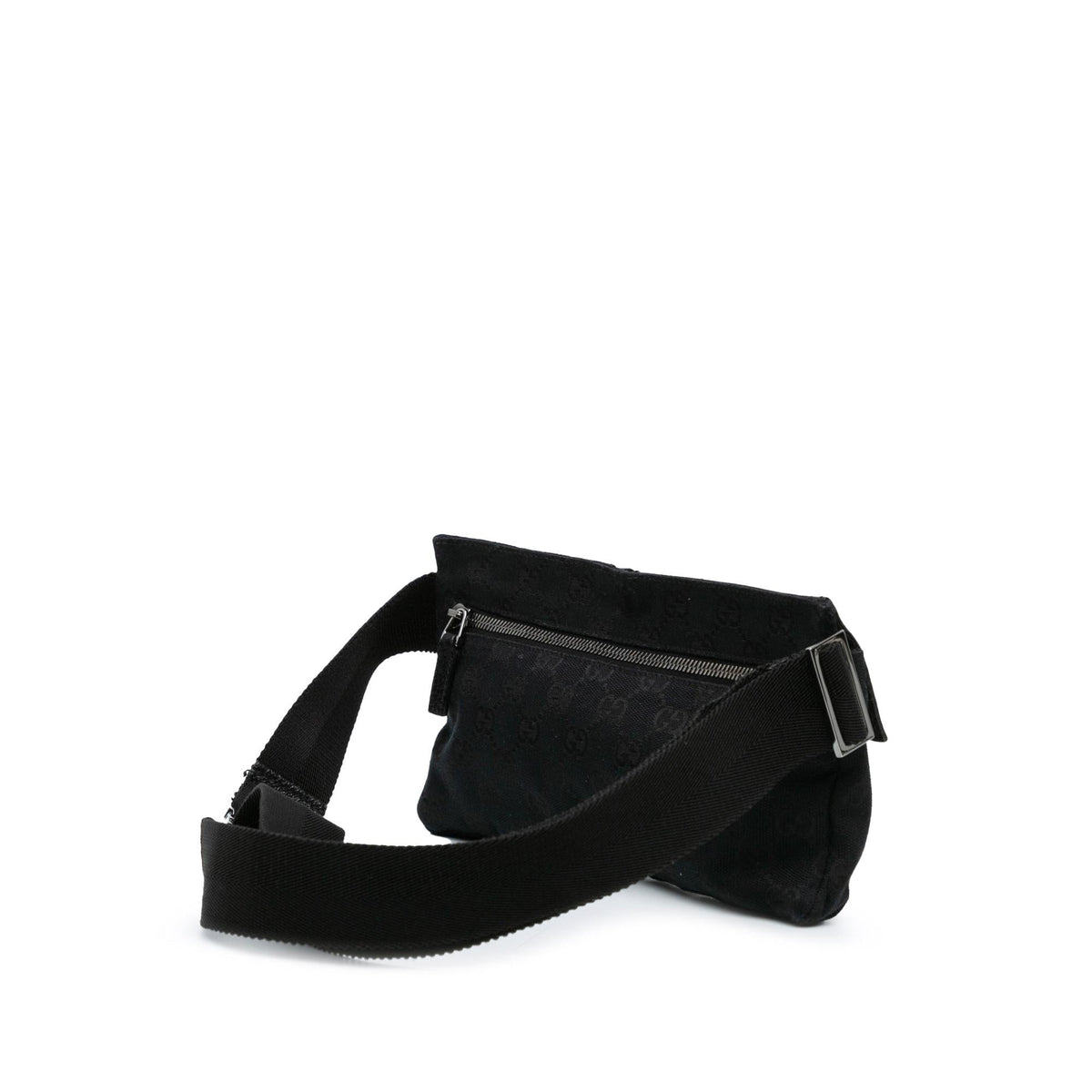 Gucci GG Canvas Double Pocket Belt Bag