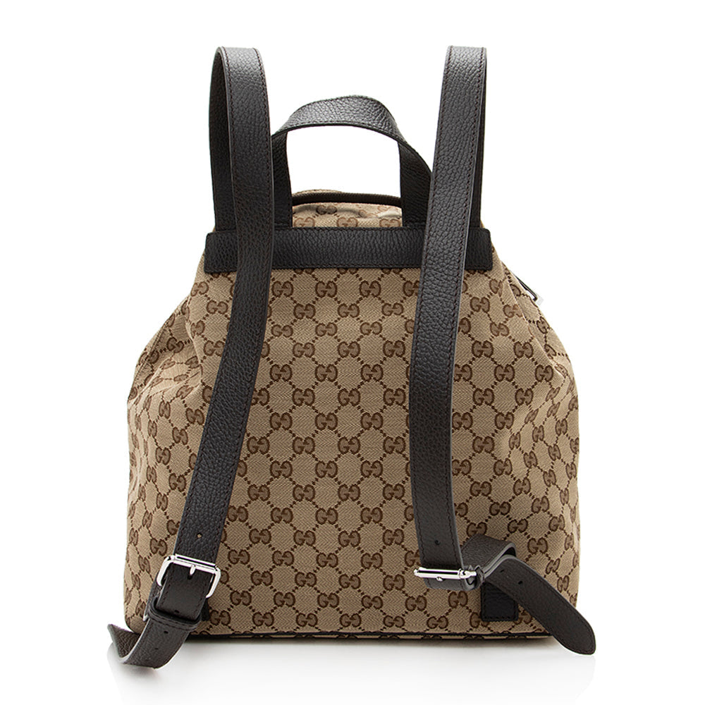 Gucci GG Canvas Drawstring Backpack (SHF-20125)