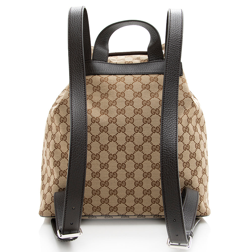 Gucci GG Canvas Drawstring Backpack (SHF-20580)