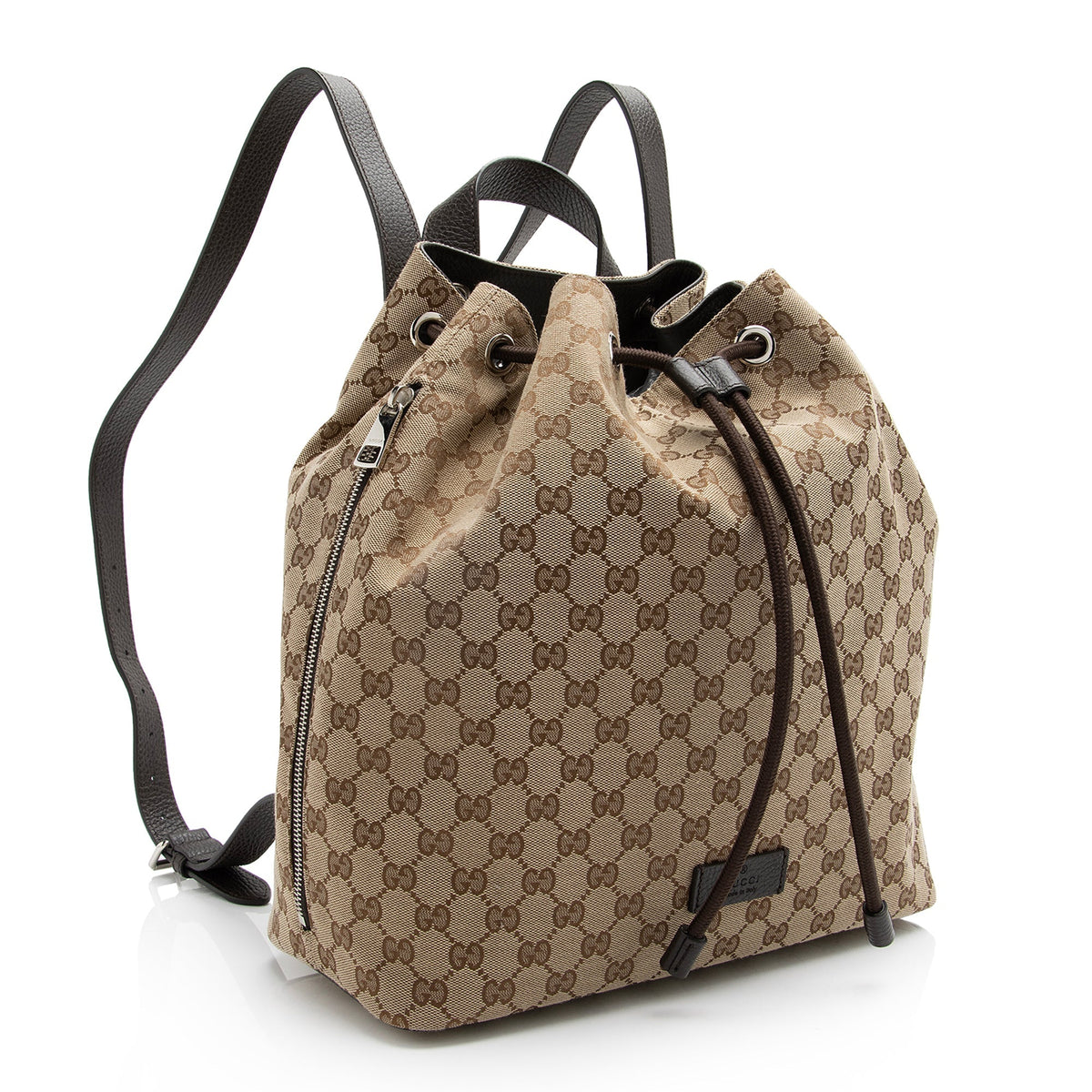 Gucci GG Canvas Drawstring Backpack (SHF-23566)