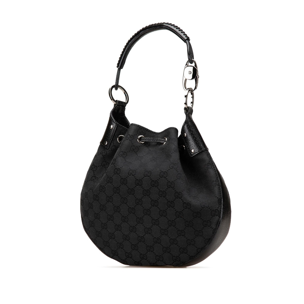 Gucci GG Canvas Drawstring Hobo