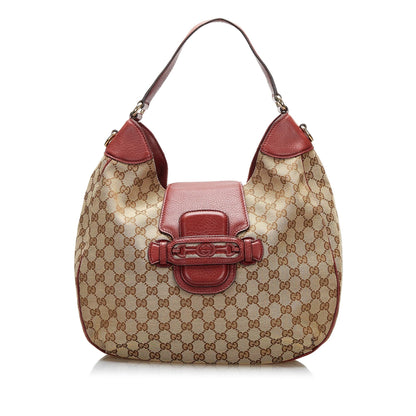 Gucci GG Canvas Dressage Satchel (SHG-cEIFzj)