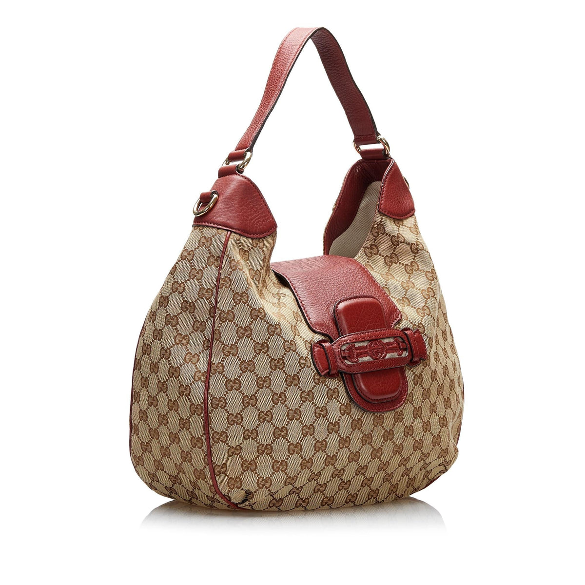 Gucci GG Canvas Dressage Satchel (SHG-cEIFzj)