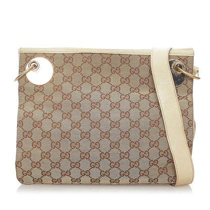 Gucci GG Canvas Eclipse Crossbody Bag (SHG-32119)