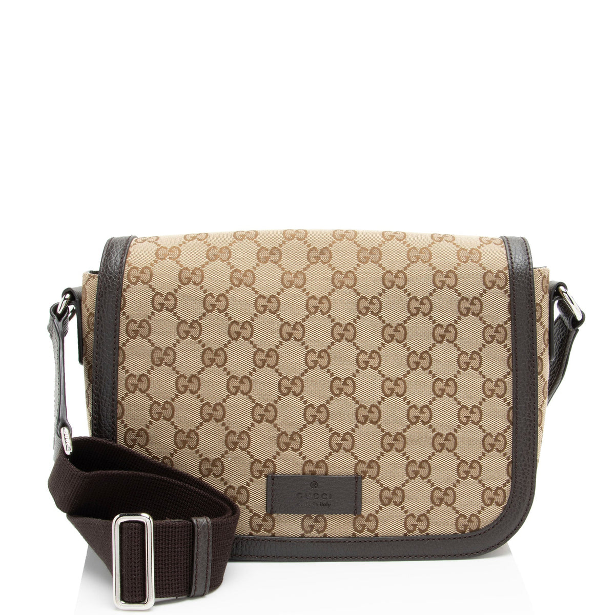 Gucci GG Canvas Flap Small Messenger