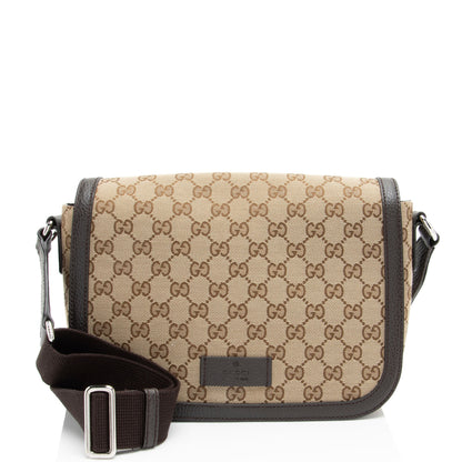 Gucci GG Canvas Flap Small Messenger