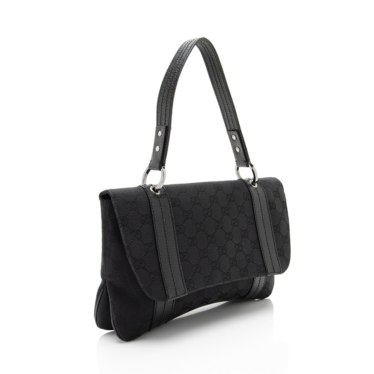 Gucci GG Canvas Flap Top Handle