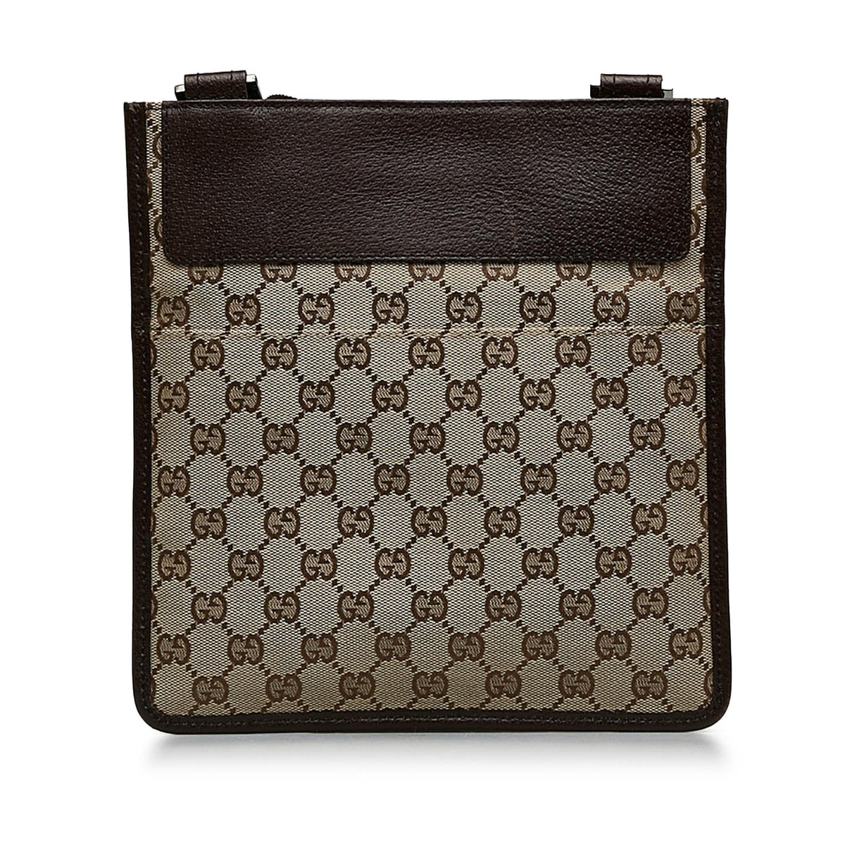 Gucci GG Canvas Flat Messenger (SHG-tmDaTa)