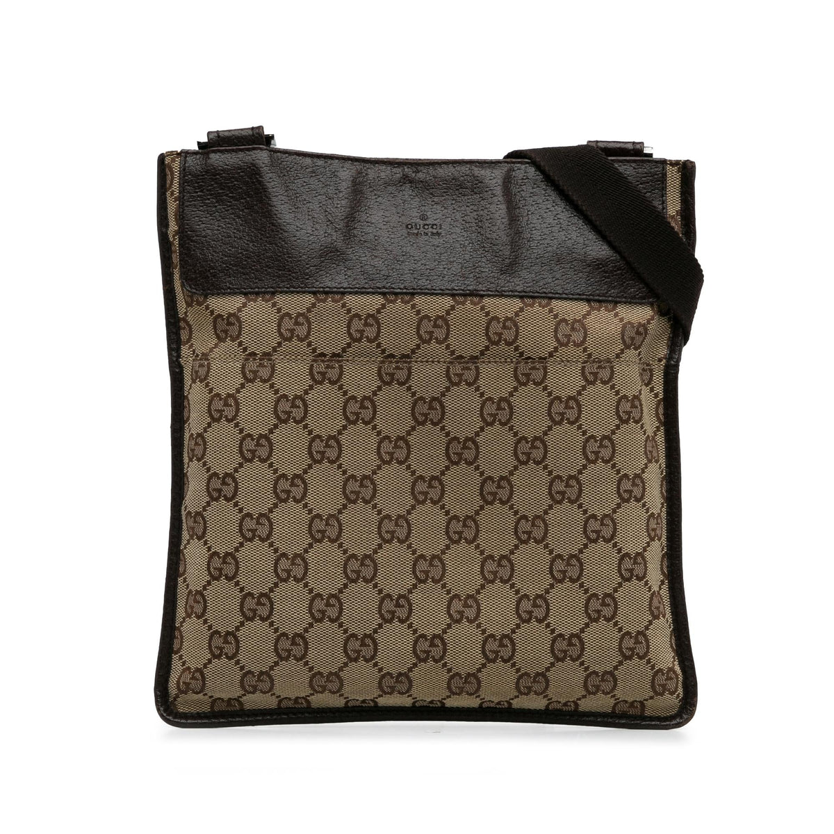 Gucci GG Canvas Flat Messenger (SHG-UptcBo)