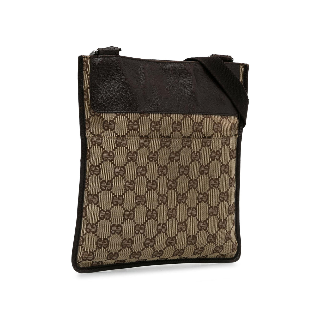 Gucci GG Canvas Flat Messenger (SHG-UptcBo)