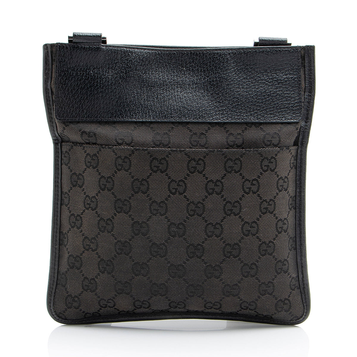 Gucci GG Canvas Flat Messenger (SHF-Br9CH5)