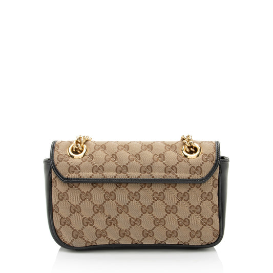 Gucci Matelasse GG Canvas GG Marmont Small Flap Bag