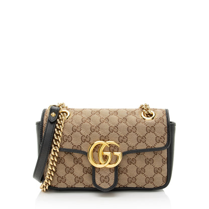 Gucci Matelasse GG Canvas GG Marmont Small Flap Bag