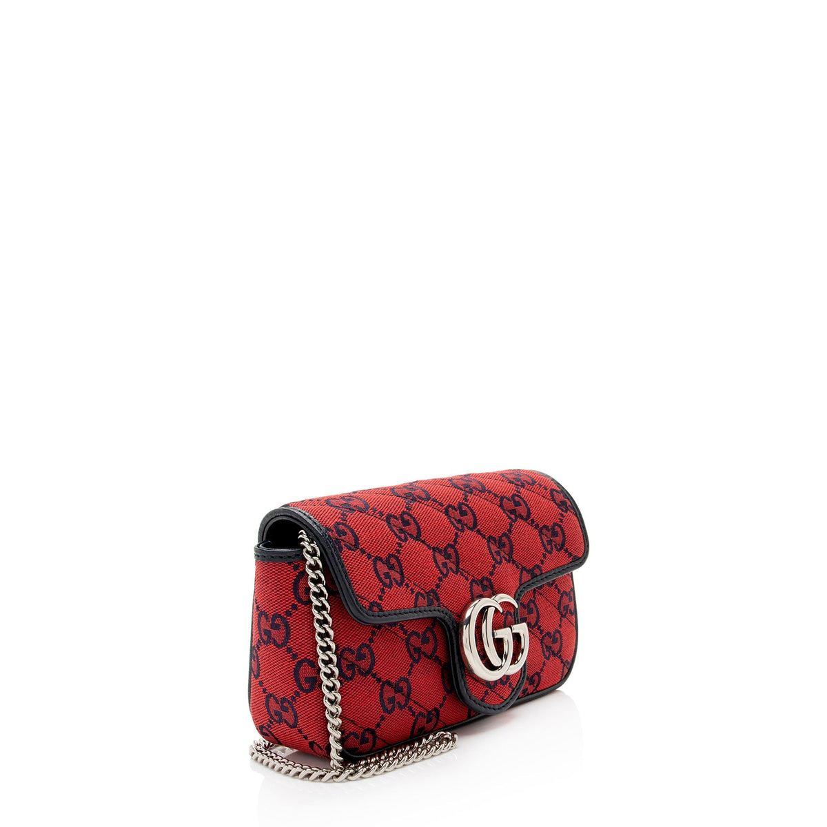 Gucci GG Canvas GG Marmont Mini Flap Bag