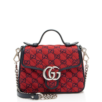 Gucci GG Canvas GG Marmont Mini Top Handle