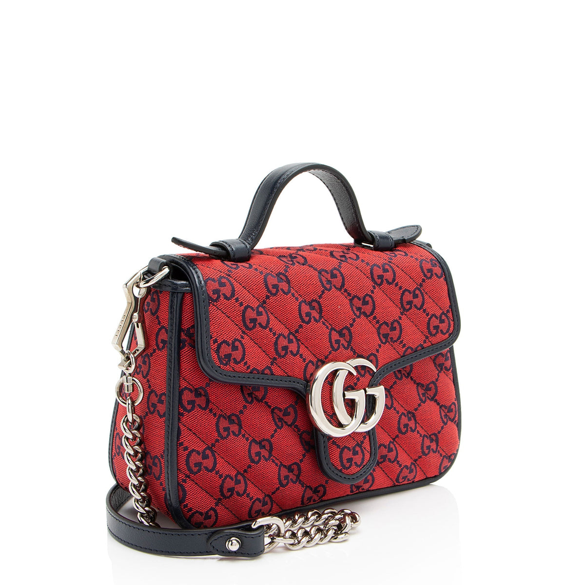 Gucci GG Canvas GG Marmont Mini Top Handle