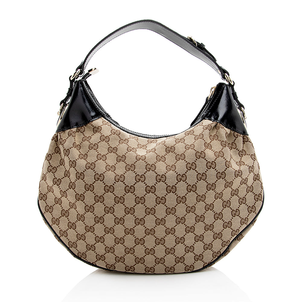 Gucci GG Canvas Glam Hobo (SHF-20542)