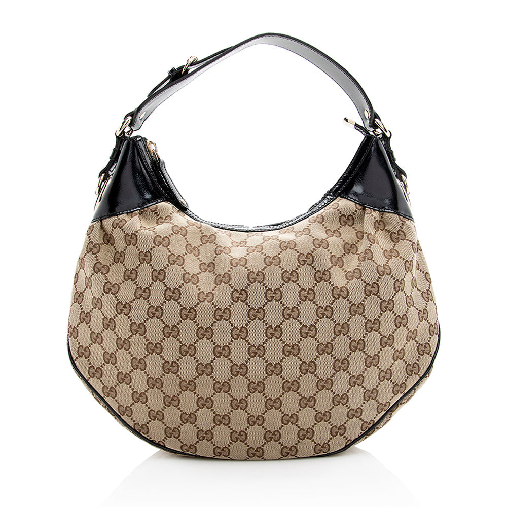 Gucci GG Canvas Glam Hobo (SHF-20542)