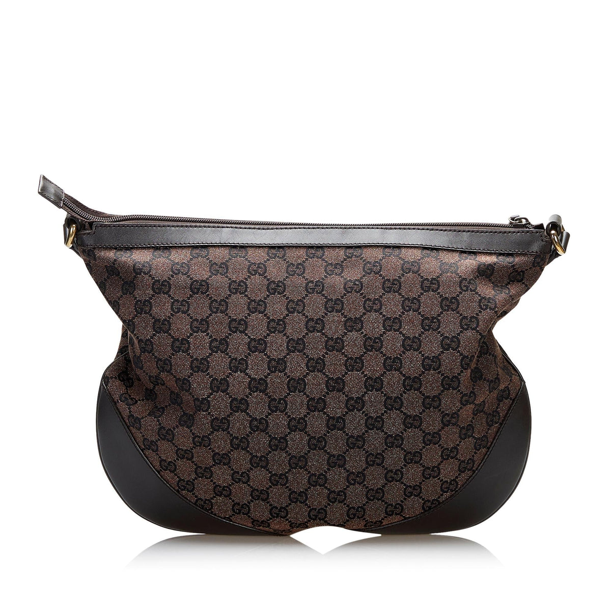 Gucci GG Canvas Half Moon Crossbody (SHG-37361)