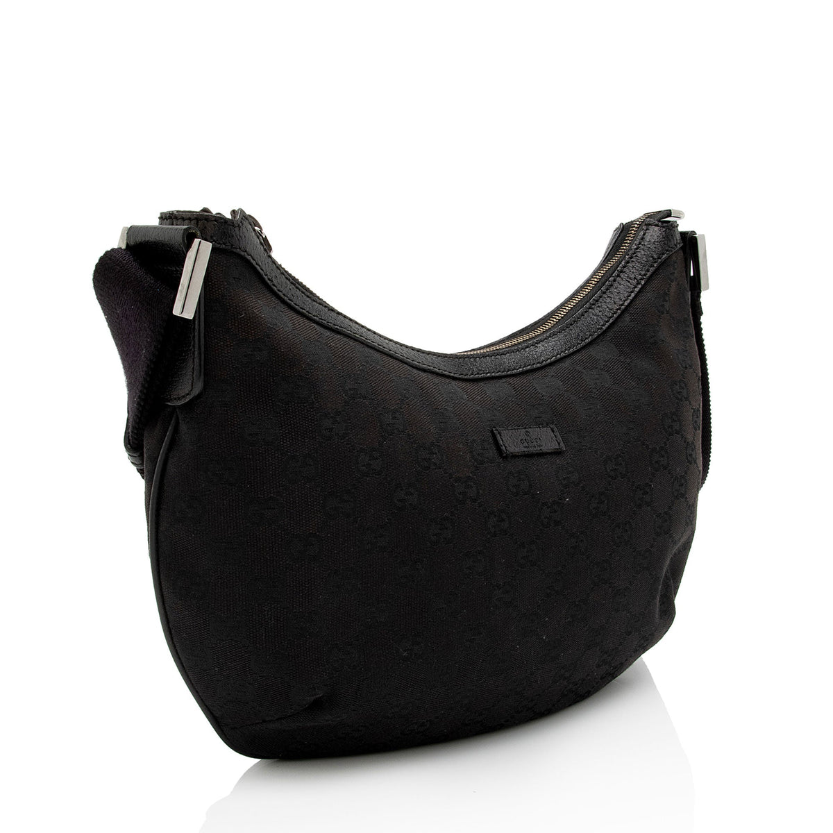 Gucci GG Canvas Half Moon Medium Messenger Bag (SHF-aTmqfv)