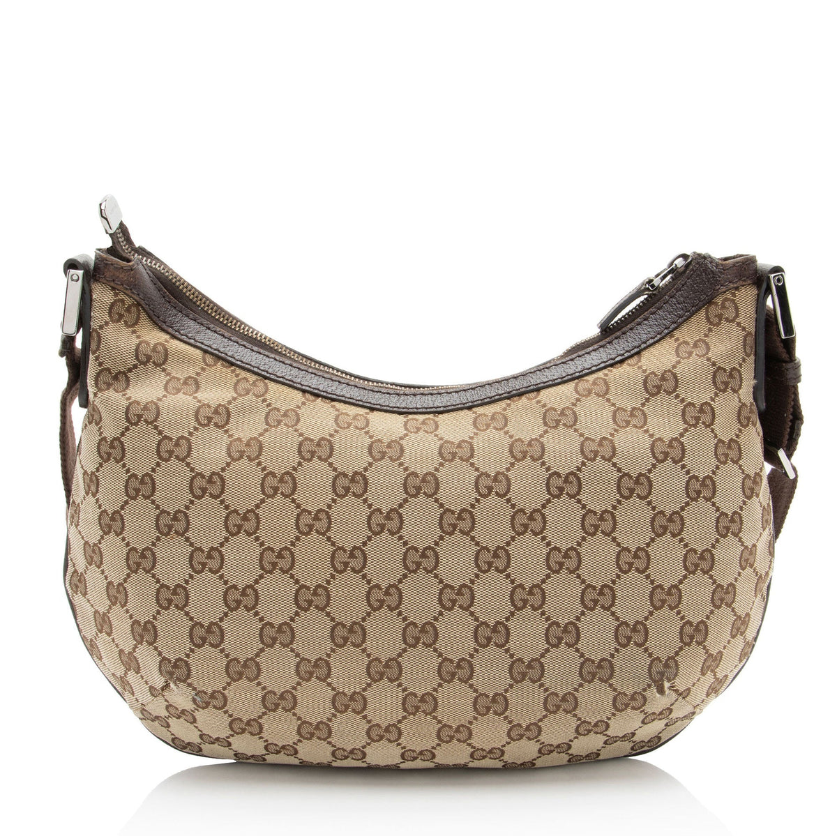 Gucci GG Canvas Half Moon Medium Messenger