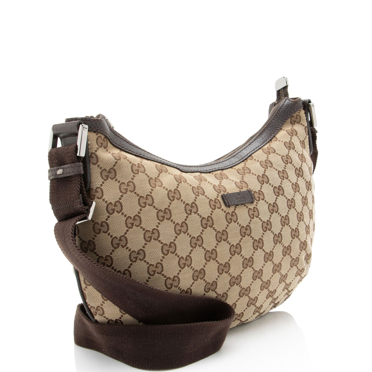 Gucci GG Canvas Half Moon Medium Messenger