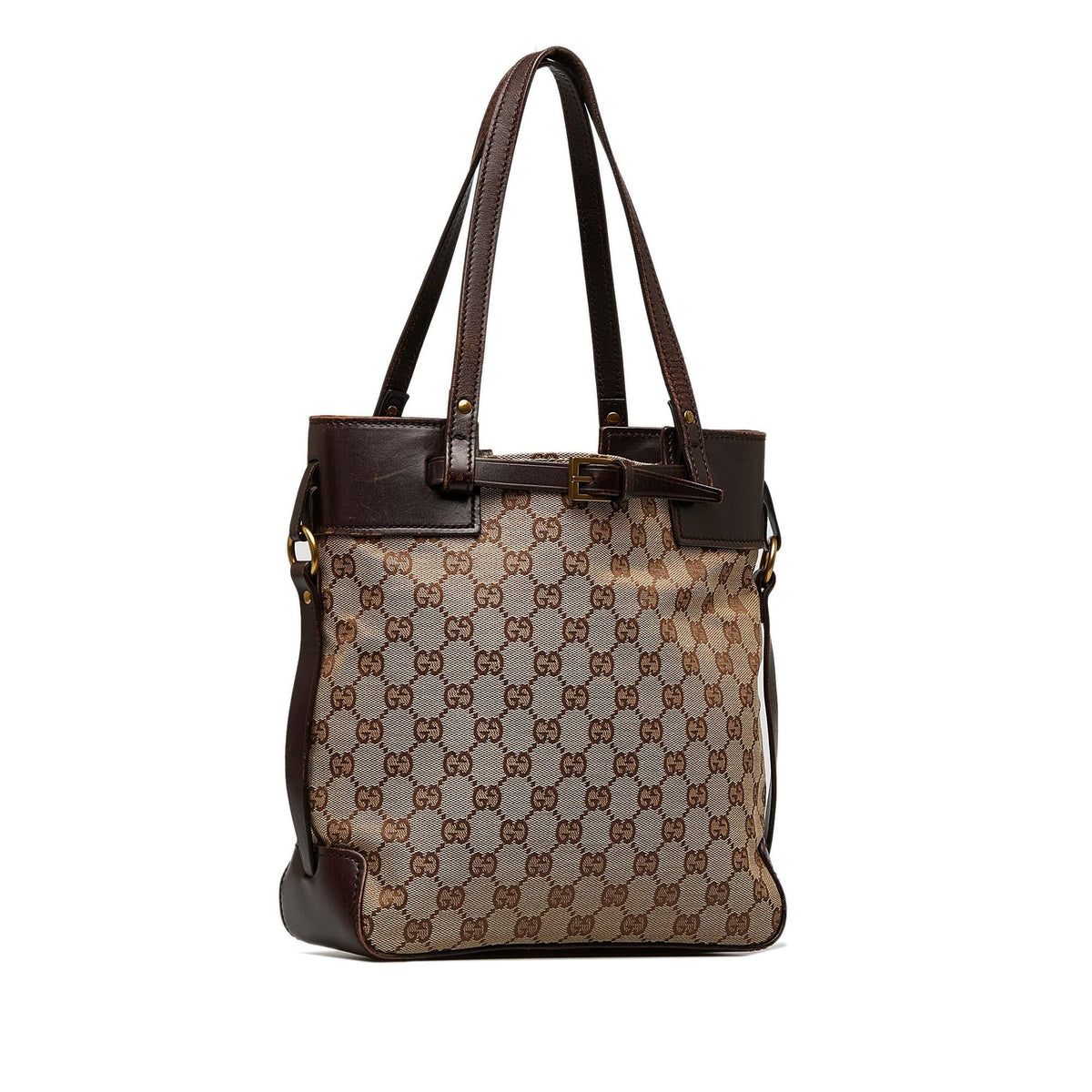 Gucci GG Canvas Handbag (SHG-X003AZ)