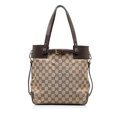 Gucci GG Canvas Handbag (SHG-1UdsKi)
