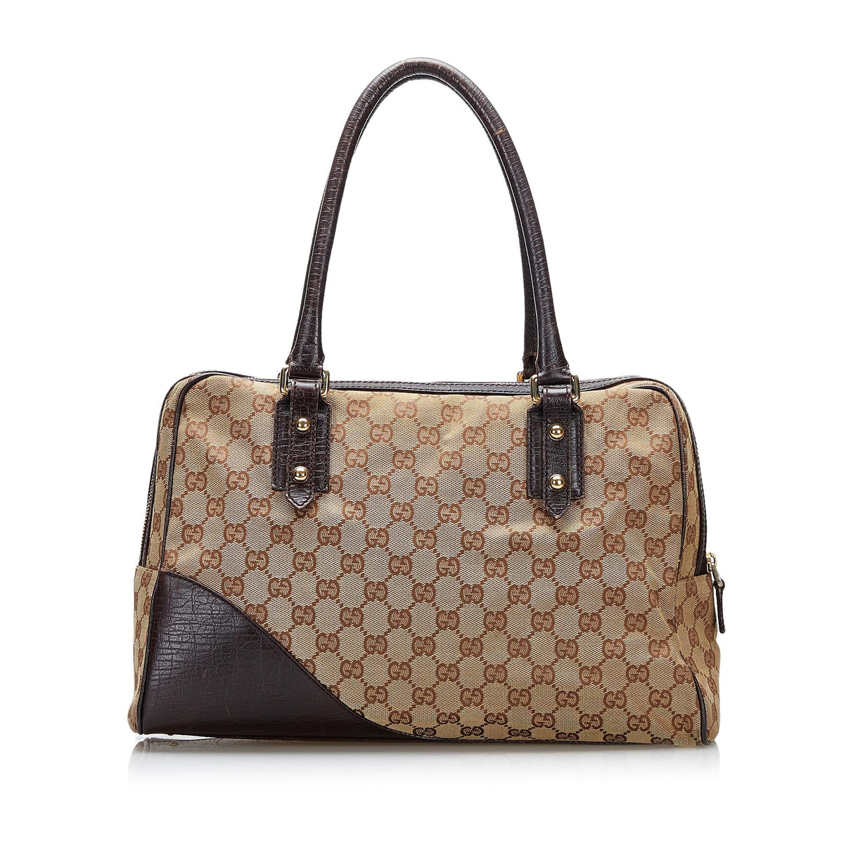 Gucci GG Canvas Hasler Handbag (SHG-kbVyMT)