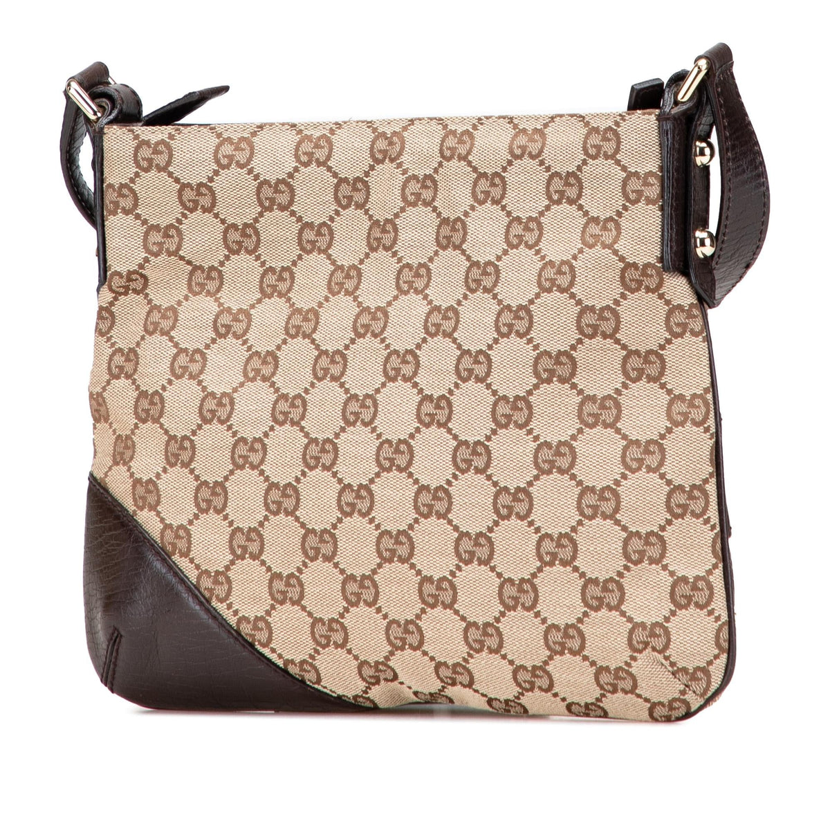 Gucci GG Canvas Hasler Web Crossbody